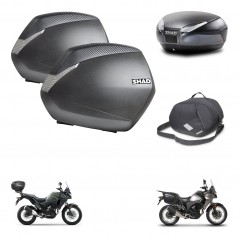 SHAD Baul trasero + maletas laterales bolsa interna herraje 3p montaje SH36 SH 36 SH48 DARK GREY PREMIUM KIT-273663