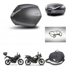 SHAD Rear trunk + side cases + accessories + 3p hardware + mounting hardware SH36 SH 36 SH48 DARK GREY PREMIUM KIT-273699