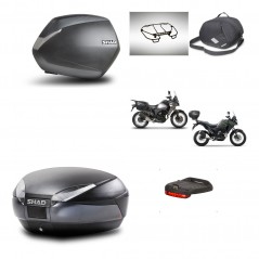 SHAD Baul trasero + maletas laterales accesorios herraje 3p montaje SH36 SH 36 SH48 DARK GREY PREMIUM KIT-273708