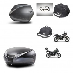 SHAD Rear trunk + side cases + accessories + 3p hardware + mounting hardware SH36 SH 36 SH48 DARK GREY PREMIUM KIT-273717