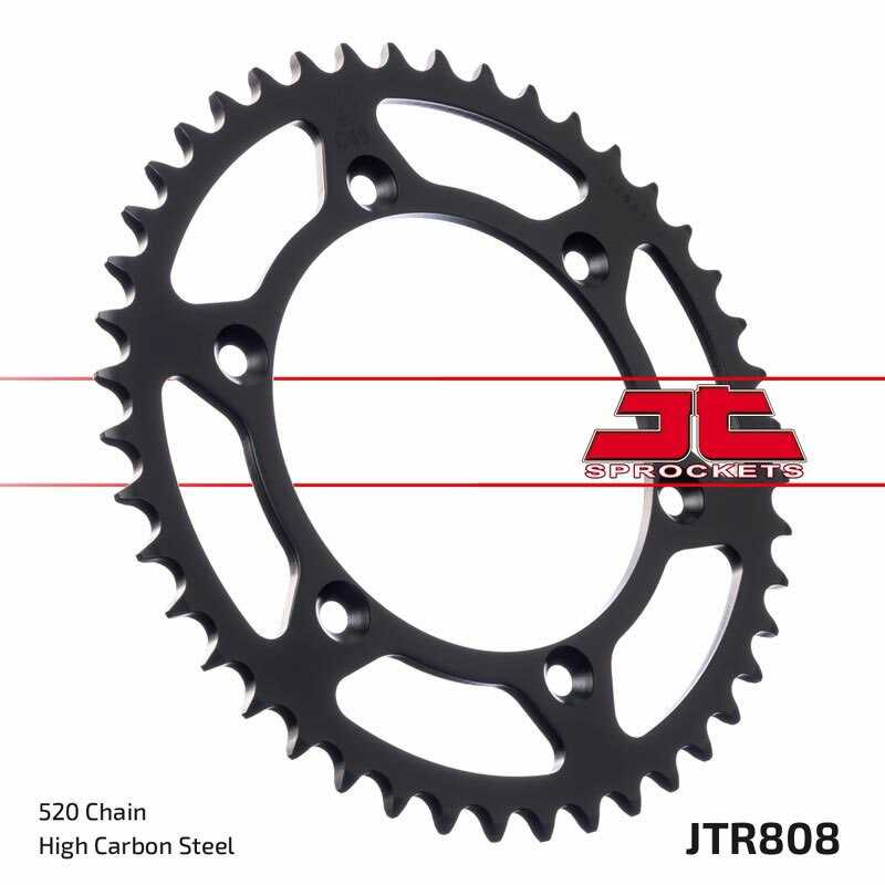 JT SPROCKETS Corona plato trasmision de acero autolimpiable 47 808 520 4090021147
