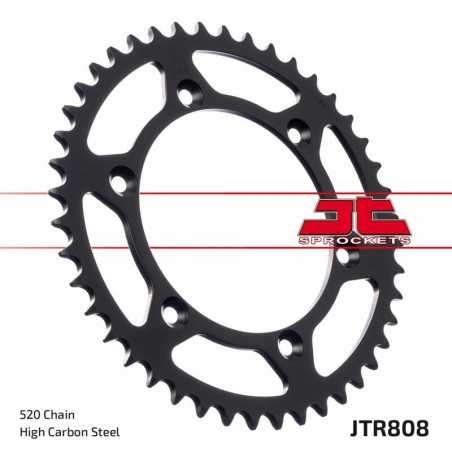 JT SPROCKETS Self-cleaning steel transmission plate crown 47 808 520 4090021147