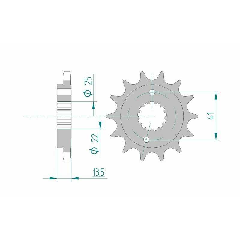 AFAM Standard steel pinion 20507 525 1074949001