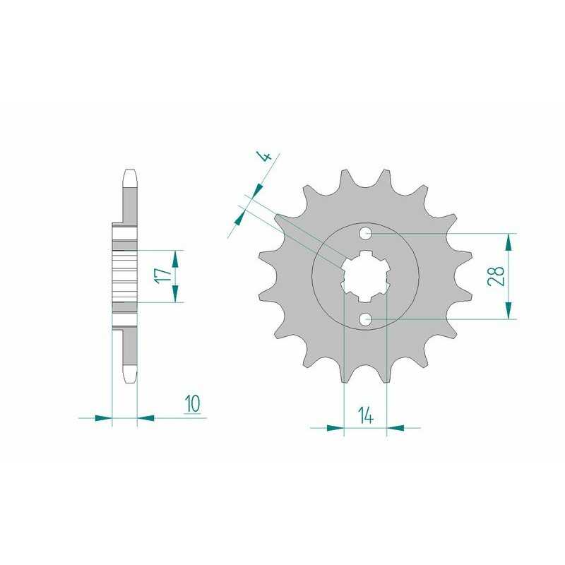 AFAM Standard steel pinion 49100 420 1076899001