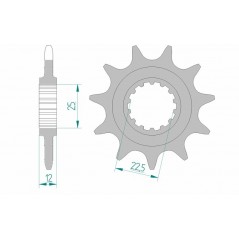 AFAM Standard steel pinion 97200 520 1077194001