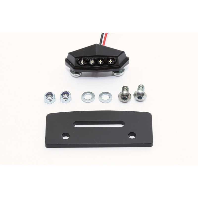 HIGHSIDER Soporte con luz de matrícula LED 1108347
