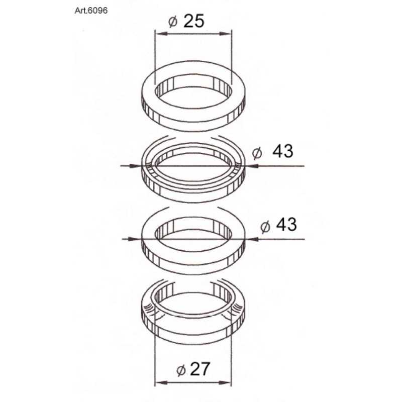 BUZZETTI Kit rodamientos columna de direccion 1043384