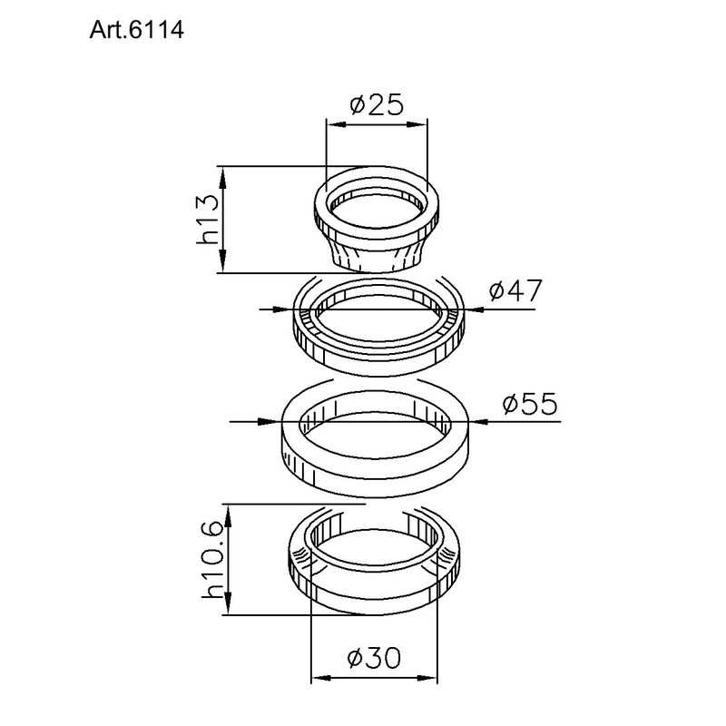 BUZZETTI Kit rodamientos columna de direccion 1043389