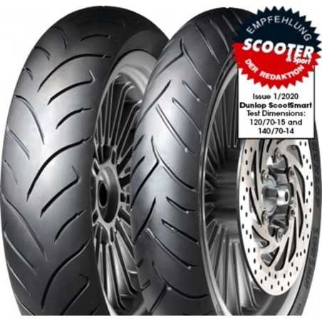 DUNLOP Neumático cubierta moto SCOOTSMART 90/80-16 M/C 51S TUBELESS 9005535