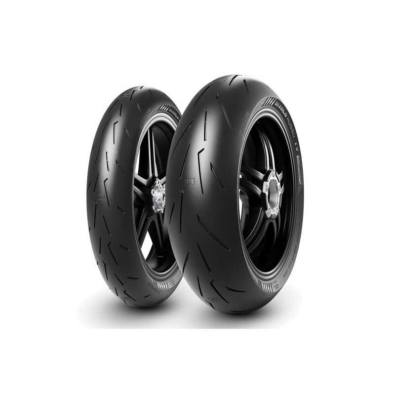 PIRELLI motorcycle tire cover DIABLO ROSSO IV CORSA (F) 120/70 ZR 17 M/C (58W) TUBELESS 9005856