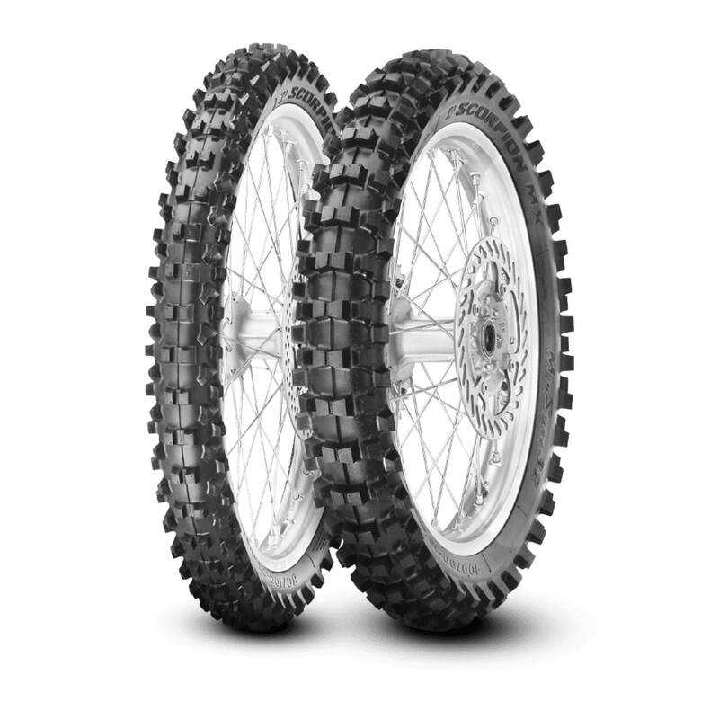 PIRELLI Neumático moto para cámara SCORPION MX32 MID SOFT (F) STADIUM 80/100-21 M/C 51M MST 9005888