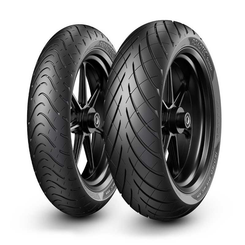 METZELER motorcycle tire cover ROADTEC SCOOTER REINF (F/R) 80/80-14 M/C 43S TUBELESS 9005933