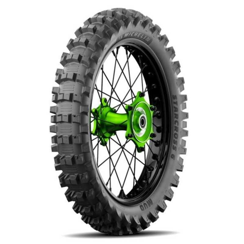 MICHELIN Motorcycle tire for tube STARCROSS 6 MUD 100/90-19 M/C NHS 57M 9006000