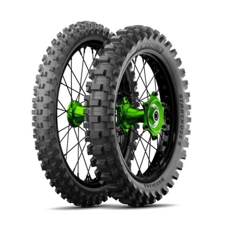 MICHELIN Motorcycle tire for tube STARCROSS 6 MEDIUM HARD 80/100-21 M/C NHS 51M 9006009