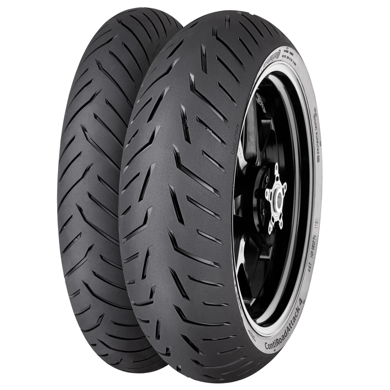 CONTINENTAL motorcycle tire cover CONTIROADATTACK 4 120/70 ZR 17 M/C (58W) TUBELESS 9006021