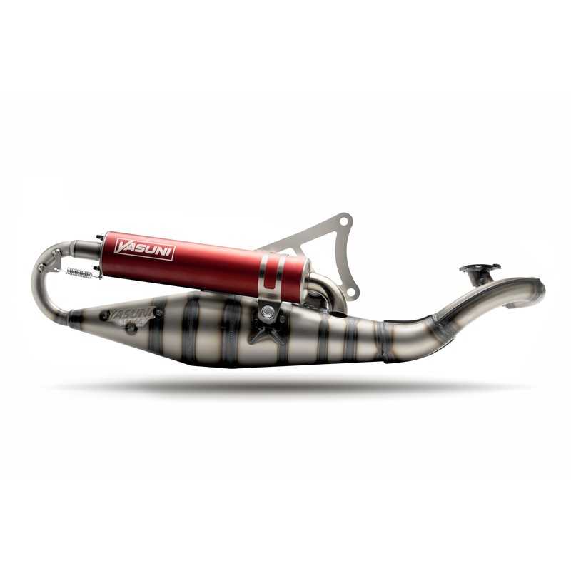 YASUNI Homologated exhaust + carbon silencer CARRERA 10 MINARELLI HORIZONTAL 1104155