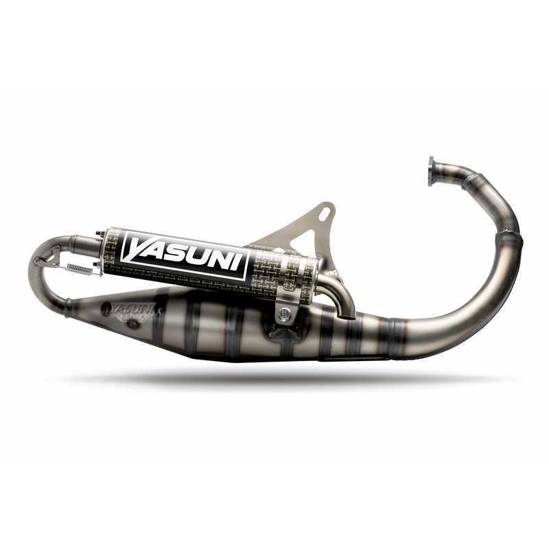 YASUNI Escape homologado + silencioso carbono kevlar CARRERA 10 MINARELLI VERTICAL 1104162