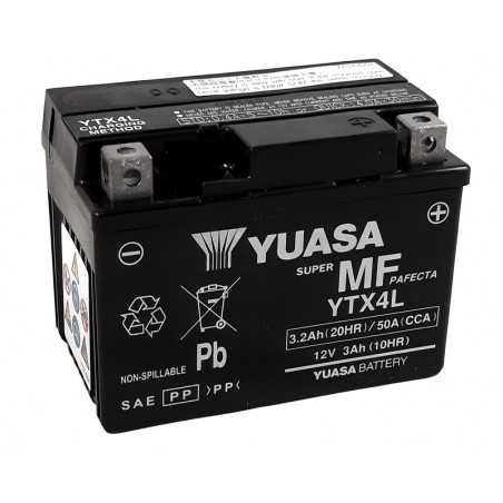 YUASA Maintenance free activated battery YTX4L 1103933