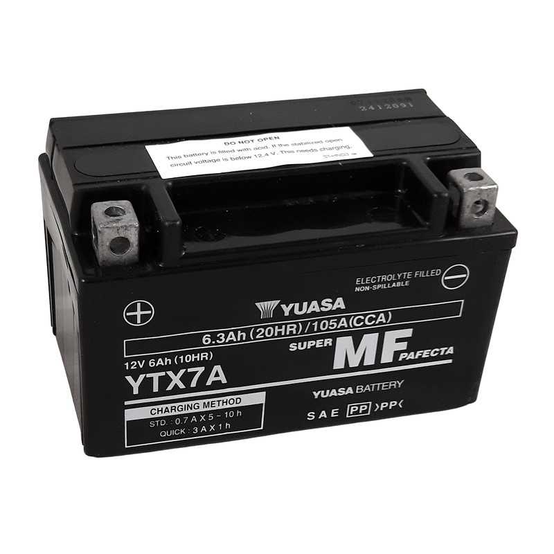 YUASA Batería activada sin mantenimiento YTX7A 1103935