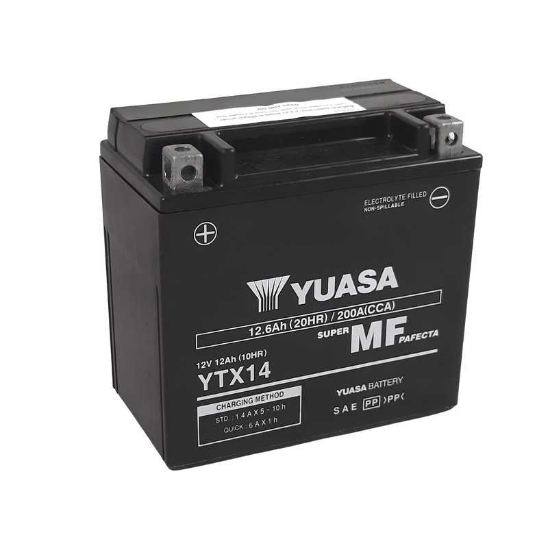 YUASA Batería activada sin mantenimiento YTX14 1103941