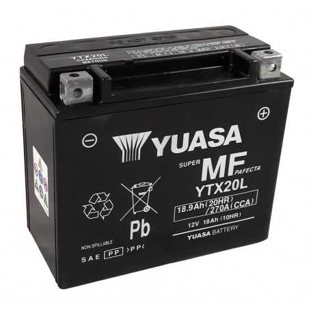YUASA Maintenance free activated battery YTX20L 1103943