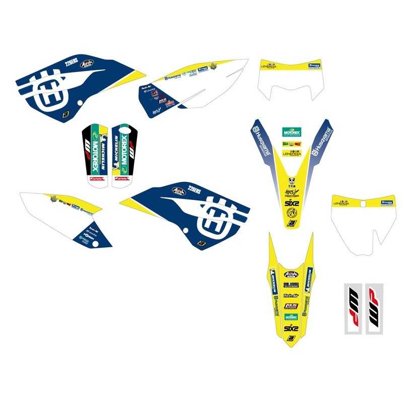 BLACKBIRD RACING Kit completo adhesivos para moto REPLICA TROPHY 2021 1109151