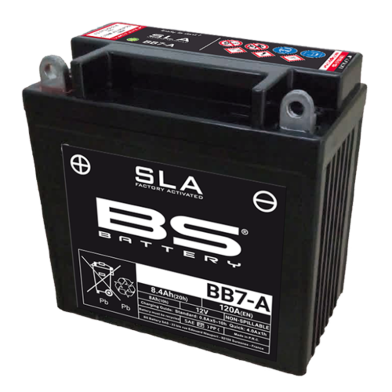 BS BATTERY Batería SLA BB7-A (FA) YBZ-A 1109784