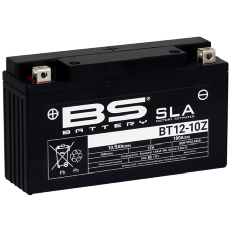 BS BATTERY SLA BT12-10Z (FA) YT12-10Z | 12V 10.5Ah Maintenance Free Sealed 1114576