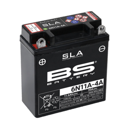 BS BATTERY Maintenance free activated 6N11A 4A 1114577