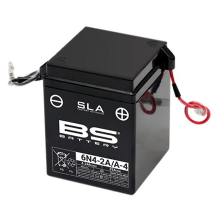 BS BATTERY Maintenance free activated 6N4 2A/A4 1114579