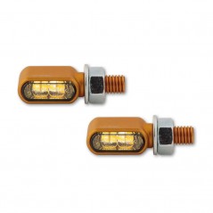 HIGHSIDER Turn signal/position light set CNC LED LITTLE BRONX E-APPROVED 1108585001VAR