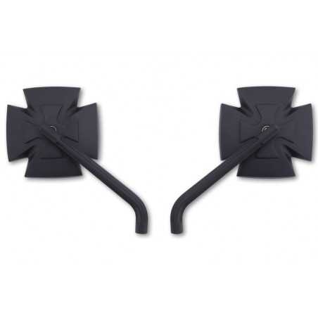 HIGHSIDER REAR VIEW MIRROR IRON CROSS 1108675001VAR