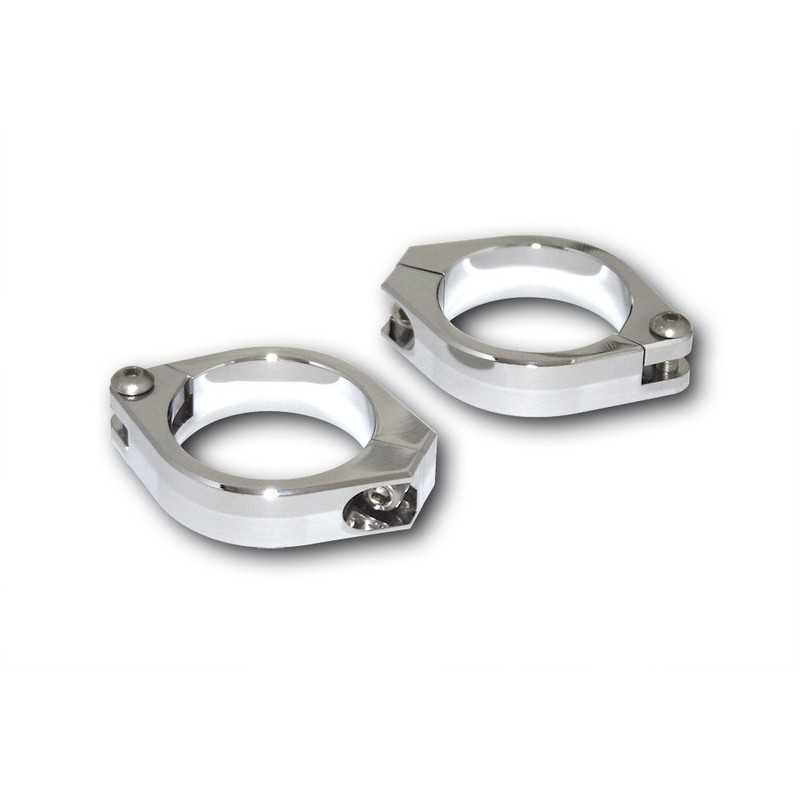 HIGHSIDER Abrazaderas aluminio para horquilla moto CNC 42-43 MM 1108711005VAR