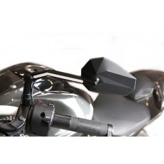 HIGHSIDER Handlebar rearview mirror with position light STEALTH -X3 LED 1108388