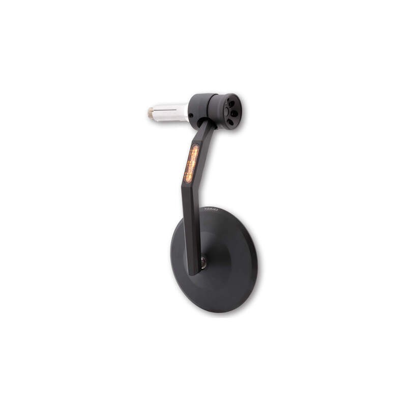 HIGHSIDER Handlebar rearview mirror with position light and turn signal MONTANA RIM LED 1111140