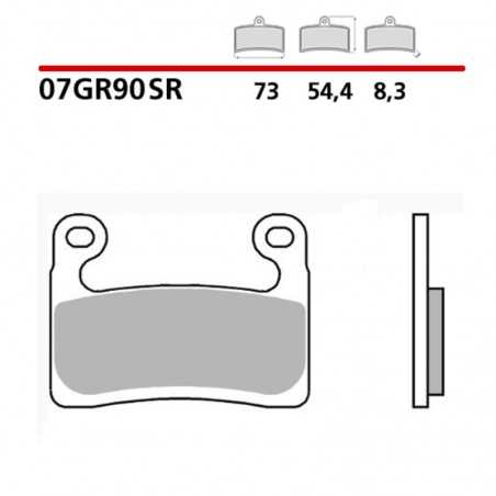 BREMBO Sintered motorcycle brake pads 07GR90SR 1106562