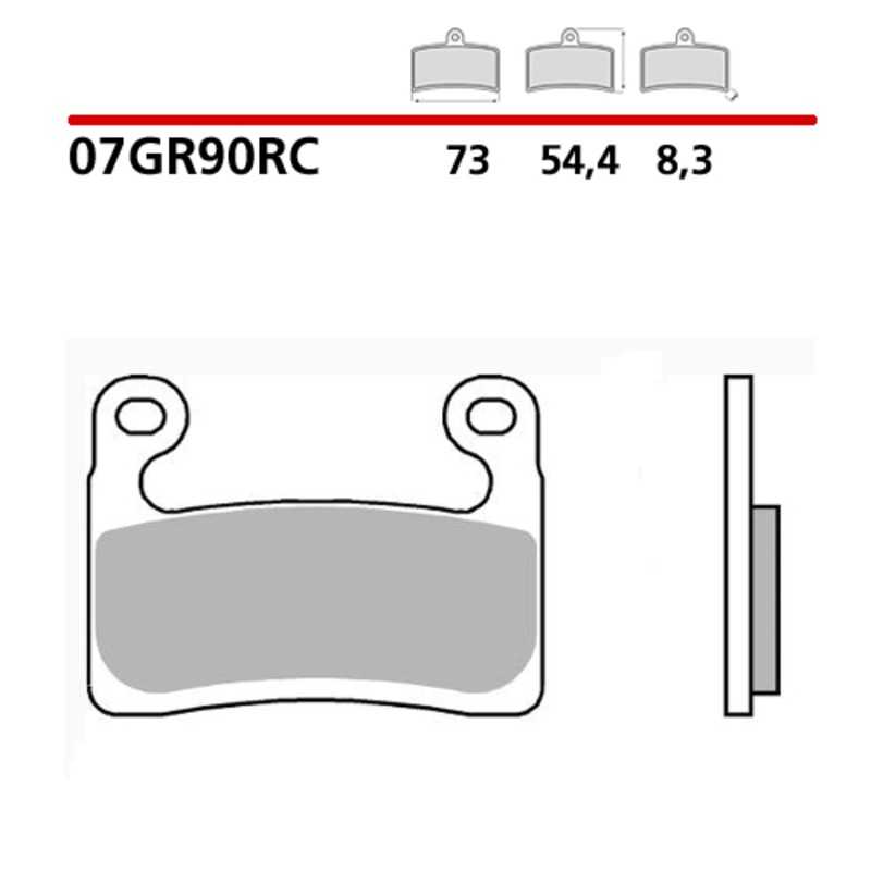 BREMBO Sintered motorcycle brake pads 07GR90RC 1106563