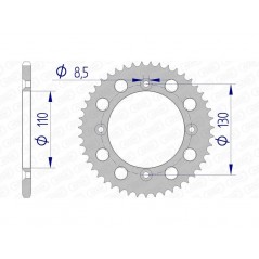 AFAM Ultralight aluminum crown 11104 - 420 1074384001