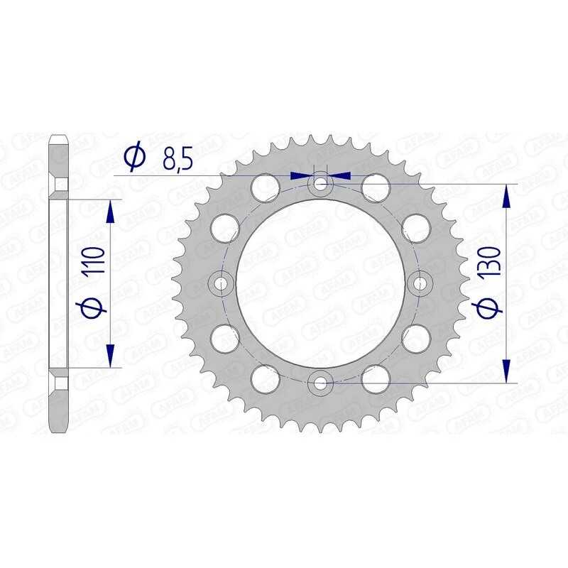 AFAM Ultralight aluminum crown 11104 - 420 1074384001