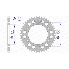 AFAM Ultralight aluminum crown 11212 - 520 1074389004