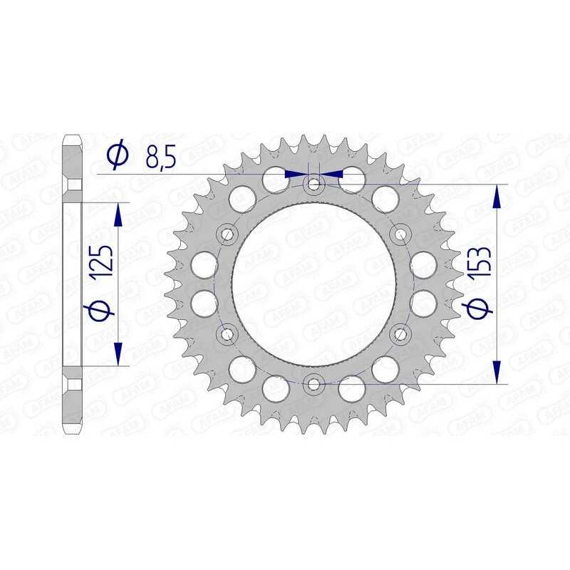 AFAM Ultralight aluminum crown 11212 - 520 1074389004
