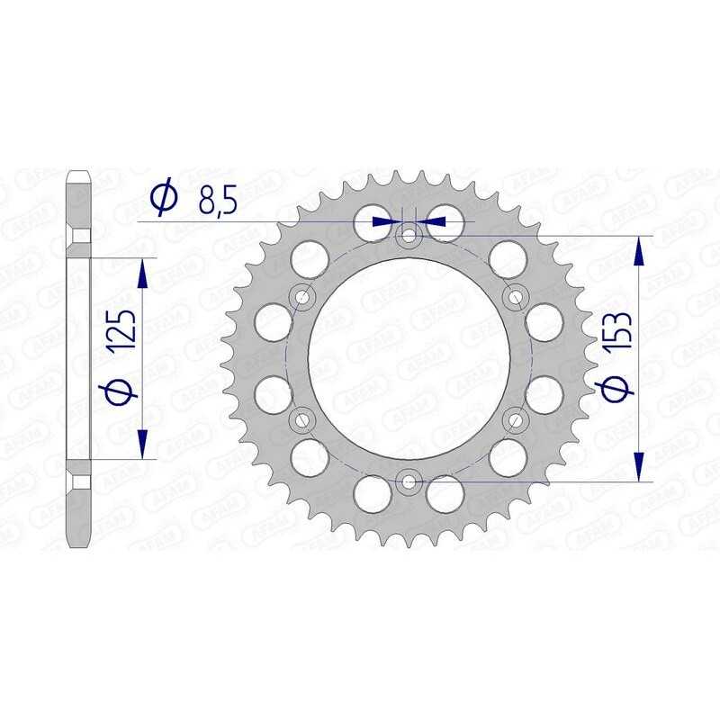 AFAM Ultralight aluminum crown 11212 - 520 1074390001