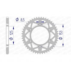 AFAM Ultralight aluminum crown 11212 - 520 1074390002
