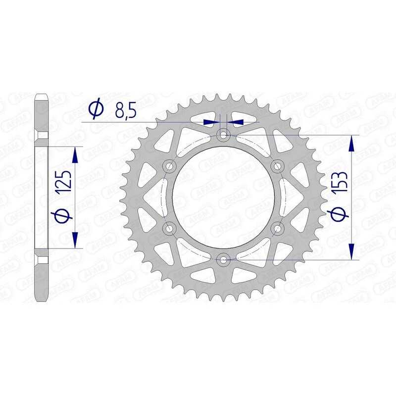AFAM Ultralight aluminum crown 11212 - 520 1074390002