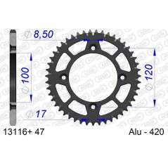 AFAM Ultralight anodized aluminum crown 13116 - 420 1074465001