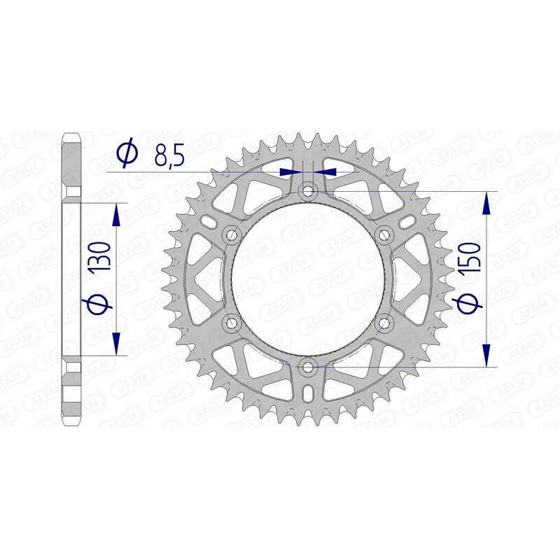AFAM Ultralight self-cleaning aluminum crown 13323 - 520 1074470001