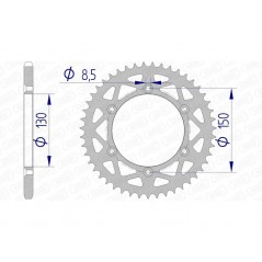 AFAM aluminum crown 13323 - 520 1074471001
