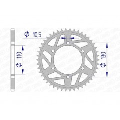 AFAM aluminum crown 13814 - 520 1074478001