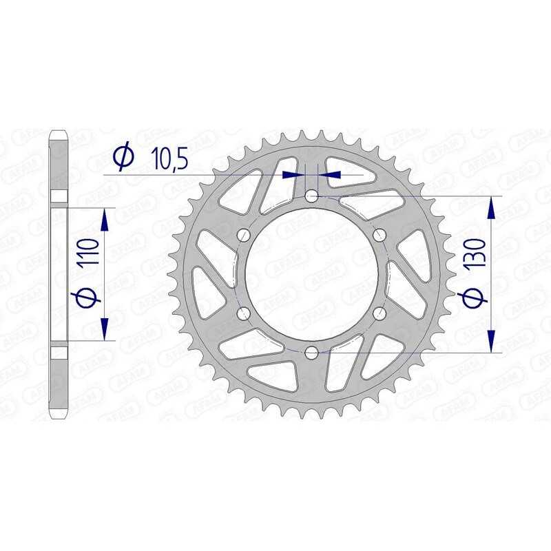AFAM aluminum crown 13814 - 520 1074478001