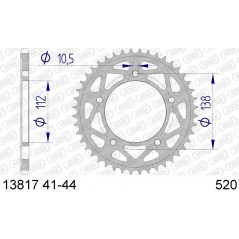 AFAM aluminum crown 13817 - 520 1074481001